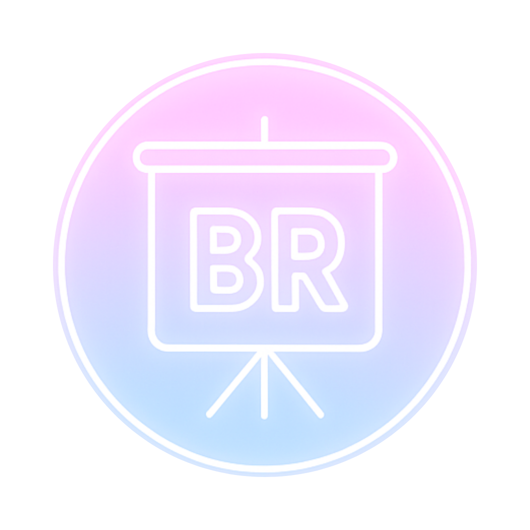 Exhibition Marketing robot icon